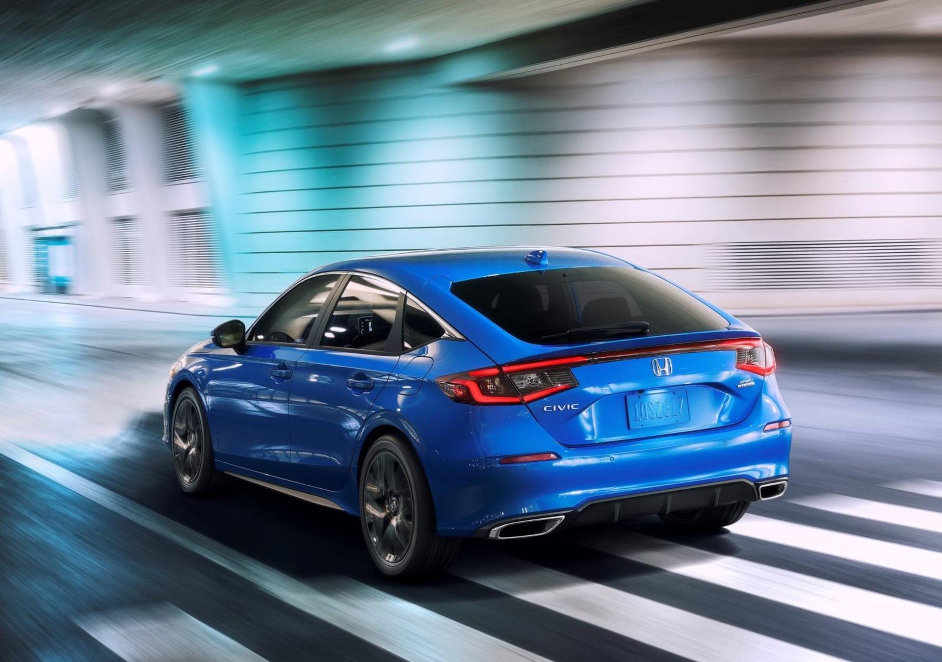 Honda Civic Hatchback نمای عقب هوندای سیویک هاچبک 2022