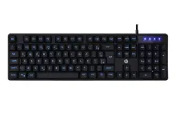 نمای جلو کیبورد گیمینگ HP K300