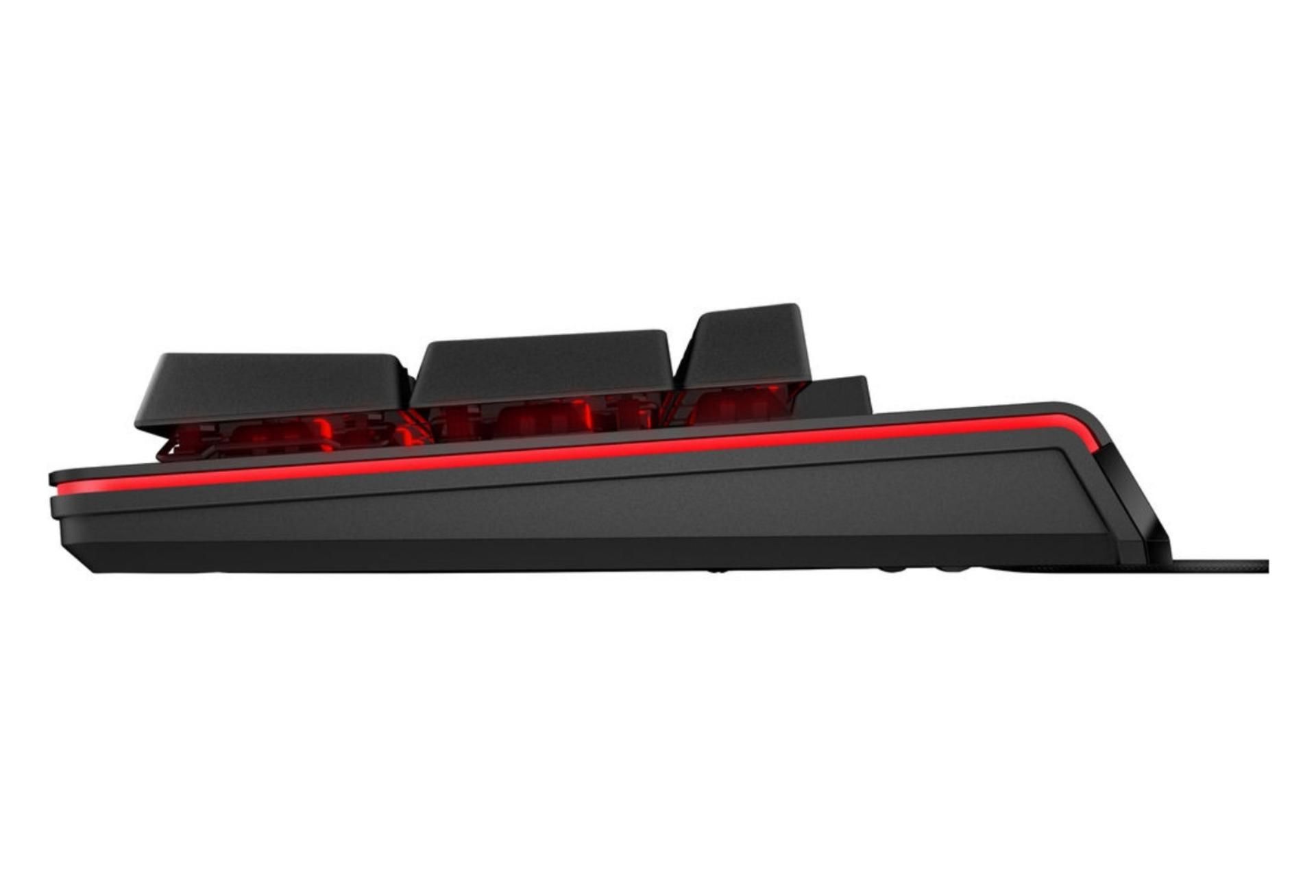نمای کنار کیبورد HP Omen 1100