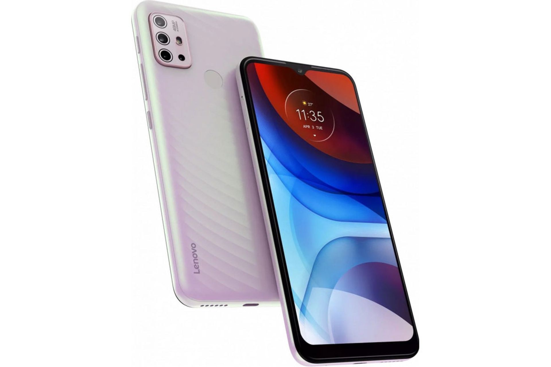 نمای پشت و جلو لنوو کی 13 نوت