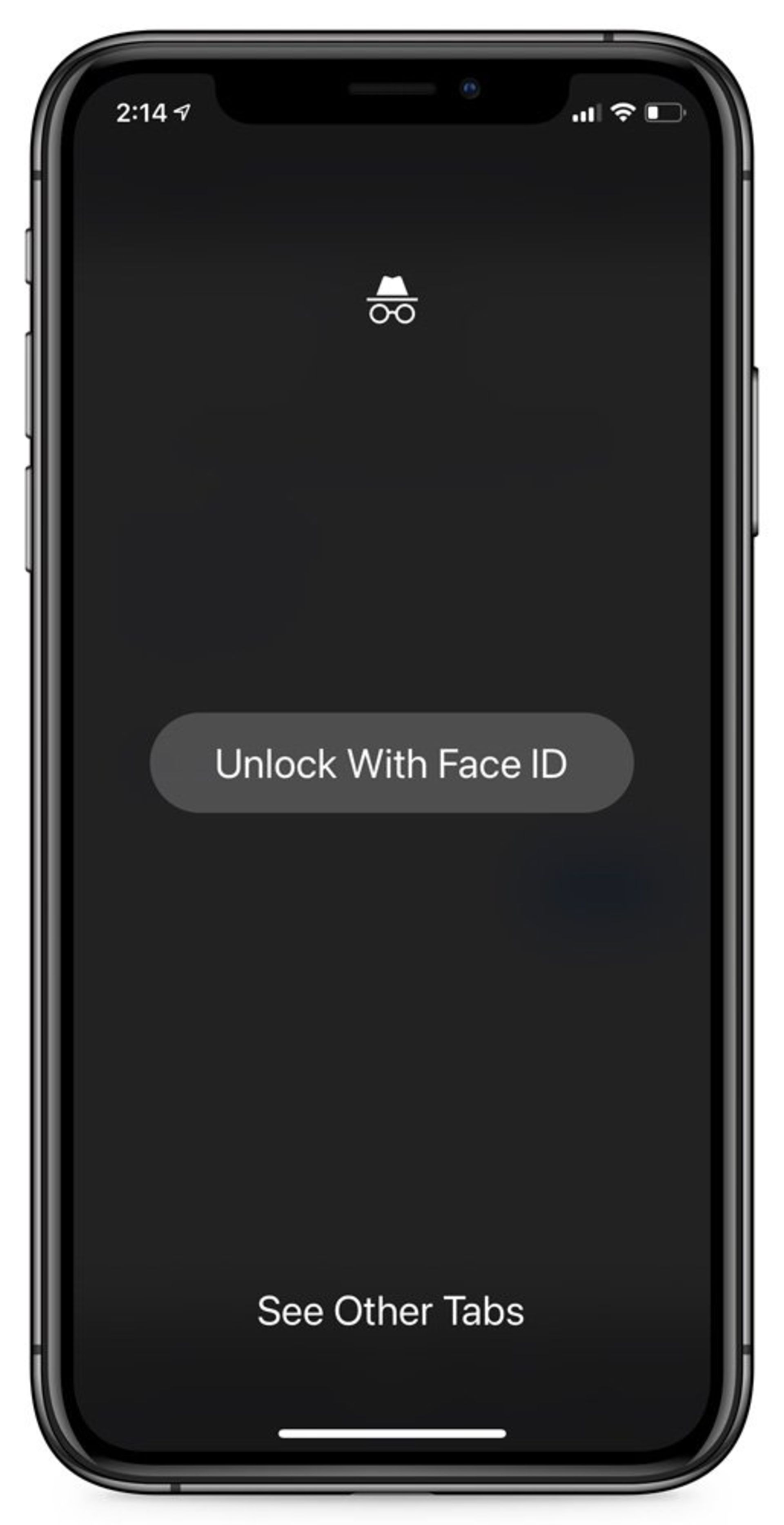 قابلیت جدید قفل برگه‌های کروم با فیس آی‌دی