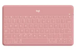 نمای بالا کیبورد لاجیتک keys to go رنگ صورتی