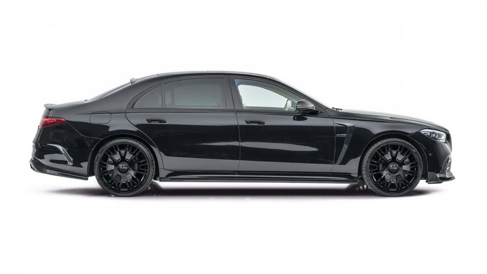نمای جانبی مرسدس بنز کلاس اس 2021 تیونینگ منصوری / Mansory 2021 Mercedes-Benz S-Class