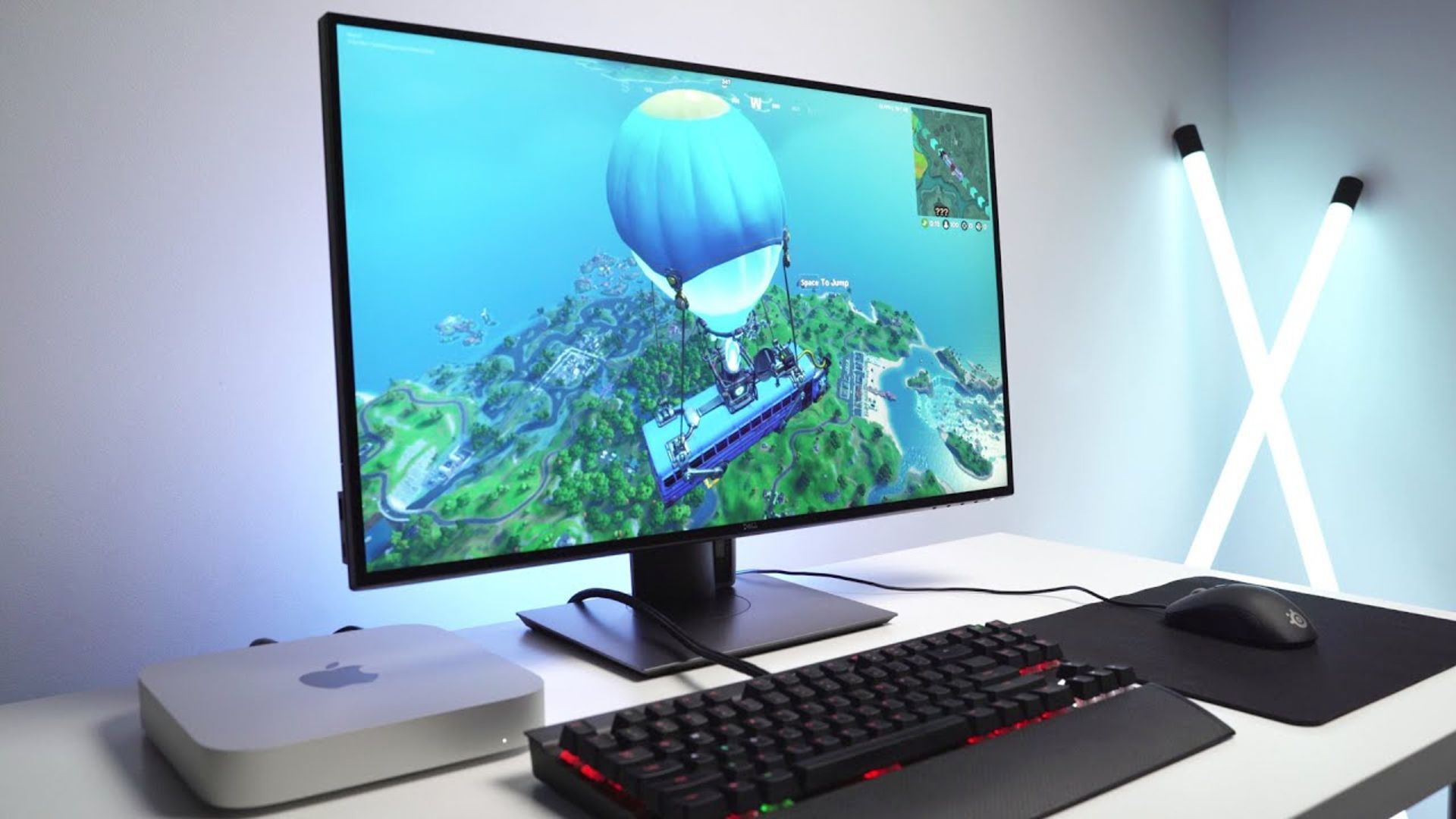 اجرای بازی فورتنایت توسط مک مینی