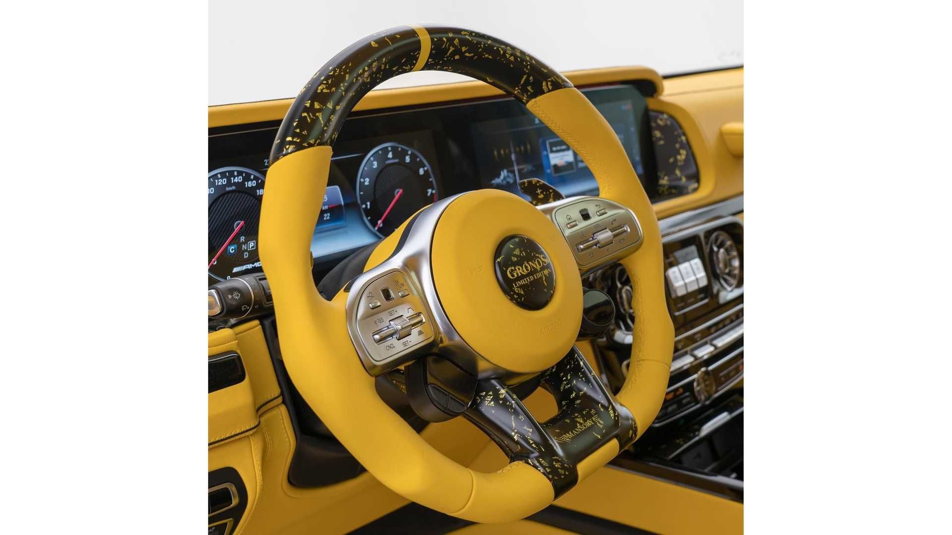 Mansory G63 AMG نمای فرمان منصوری کلاس جی