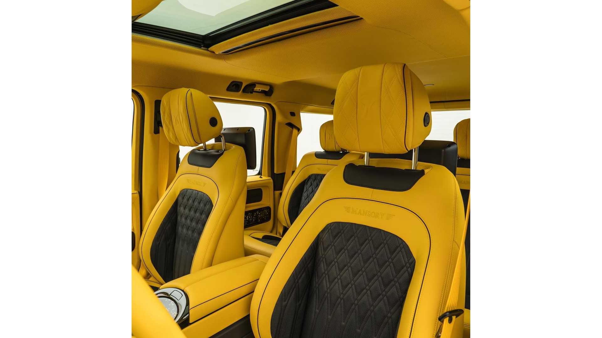 Mansory G63 AMG نمای صندلی منصوری کلاس جی