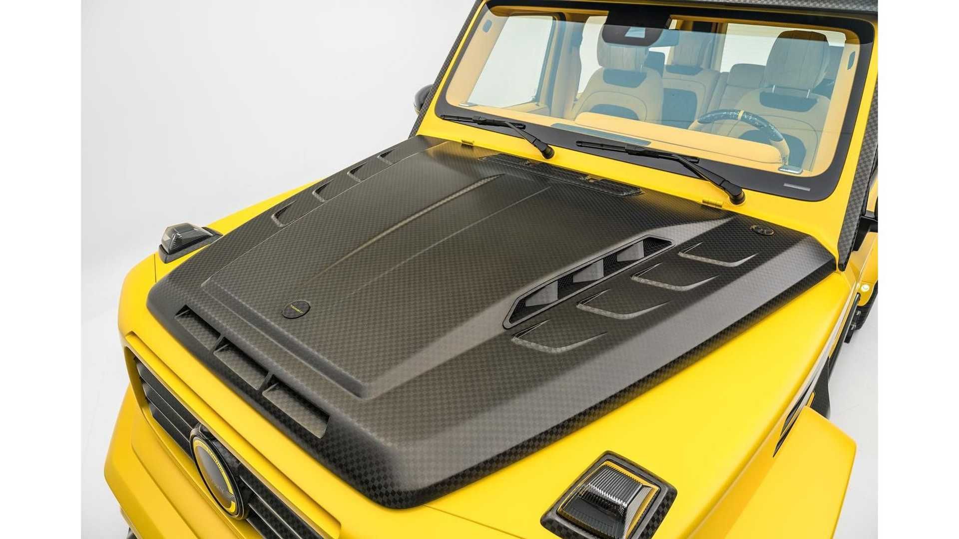Mansory G63 AMG نمای کاپوت منصوری کلاس جی