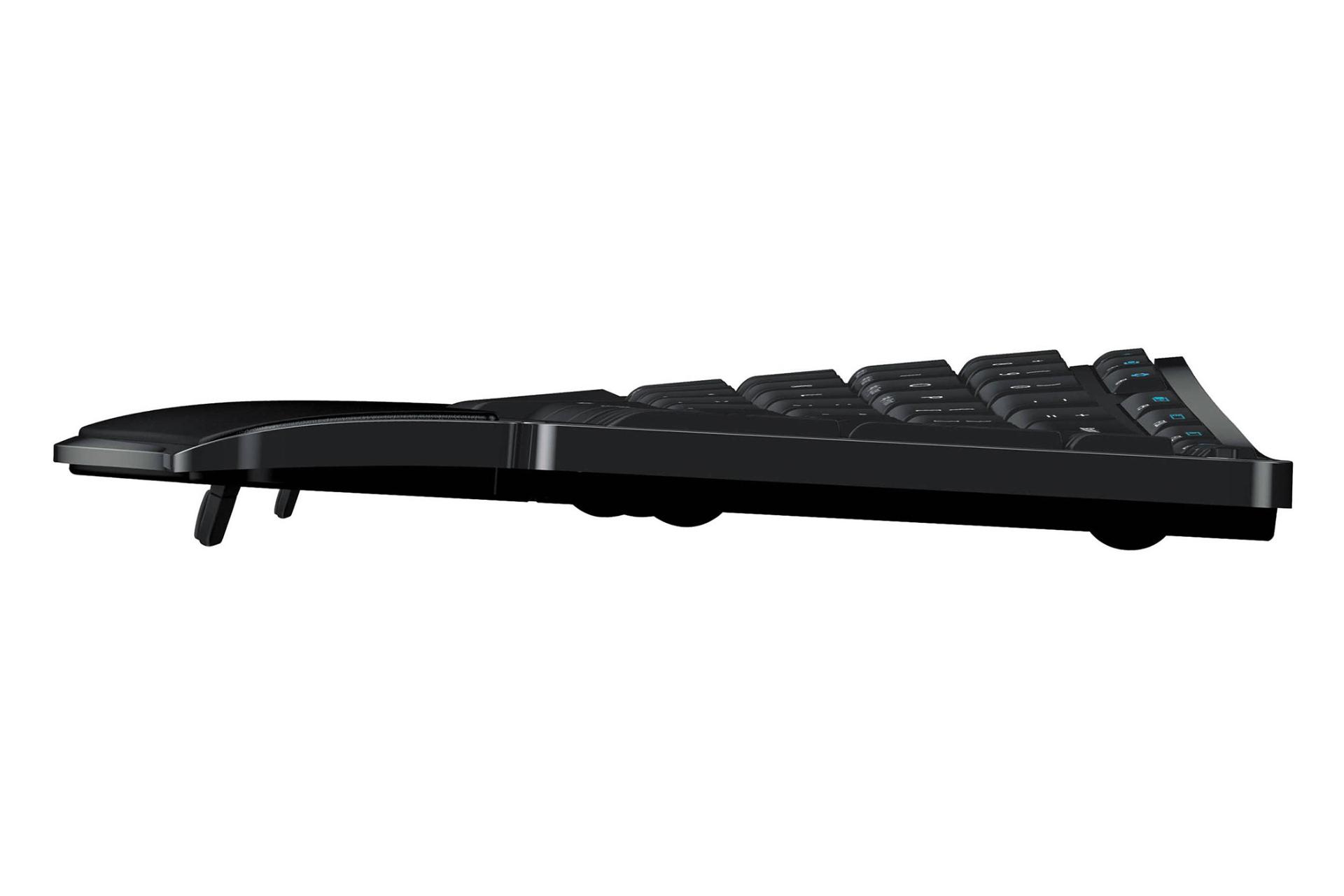 کیبورد مایکروسافت sculpt comfort desktop  از نمای کنار