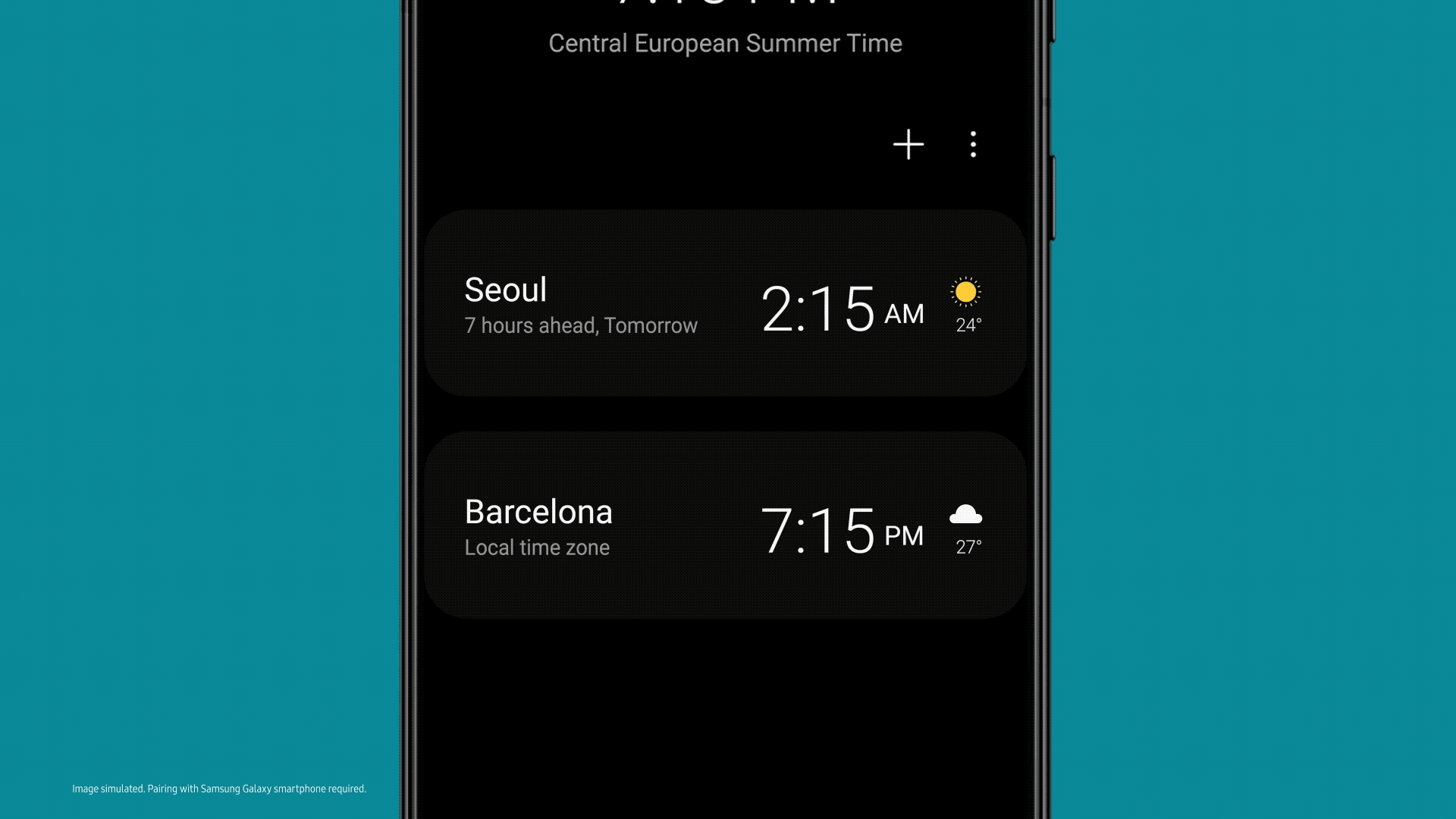 نمایش مناطق زمانی مختلف در ساعت و گوشی