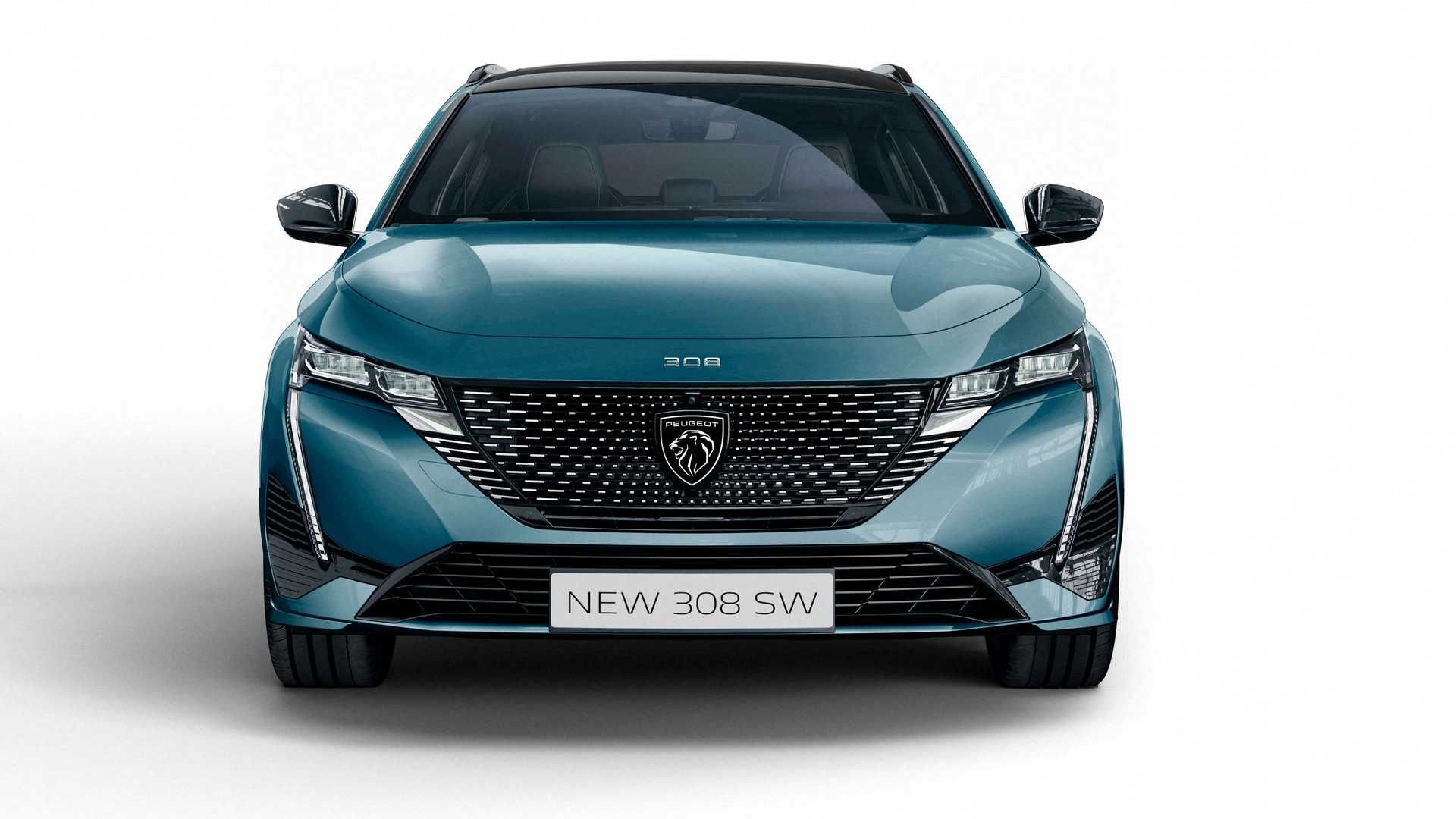 نمای جلو استیشن واگن پژو 308 SW / 2022 Peugeot 308 SW