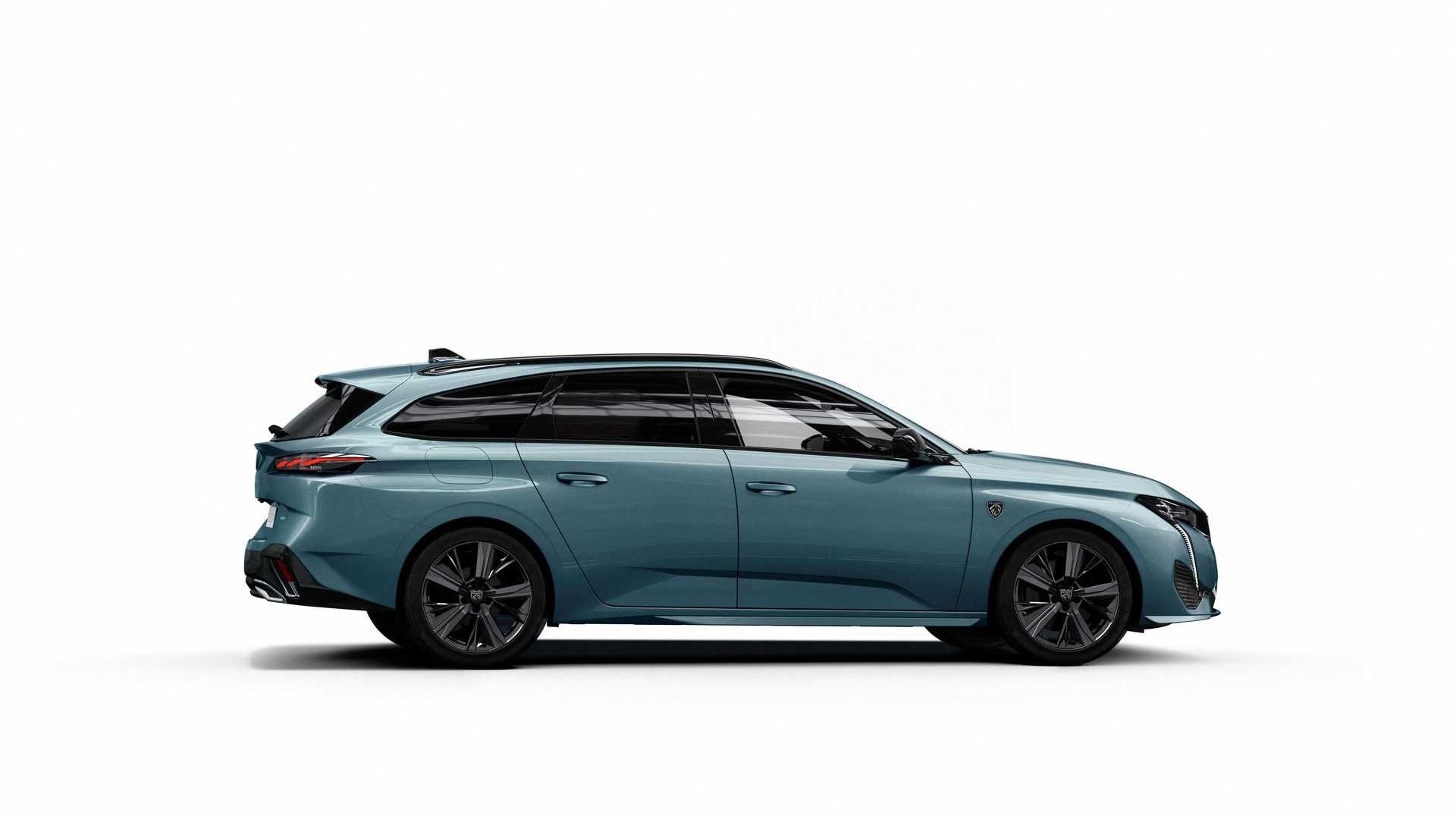 نمای جانبی استیشن واگن پژو 308 SW / 2022 Peugeot 308 SW