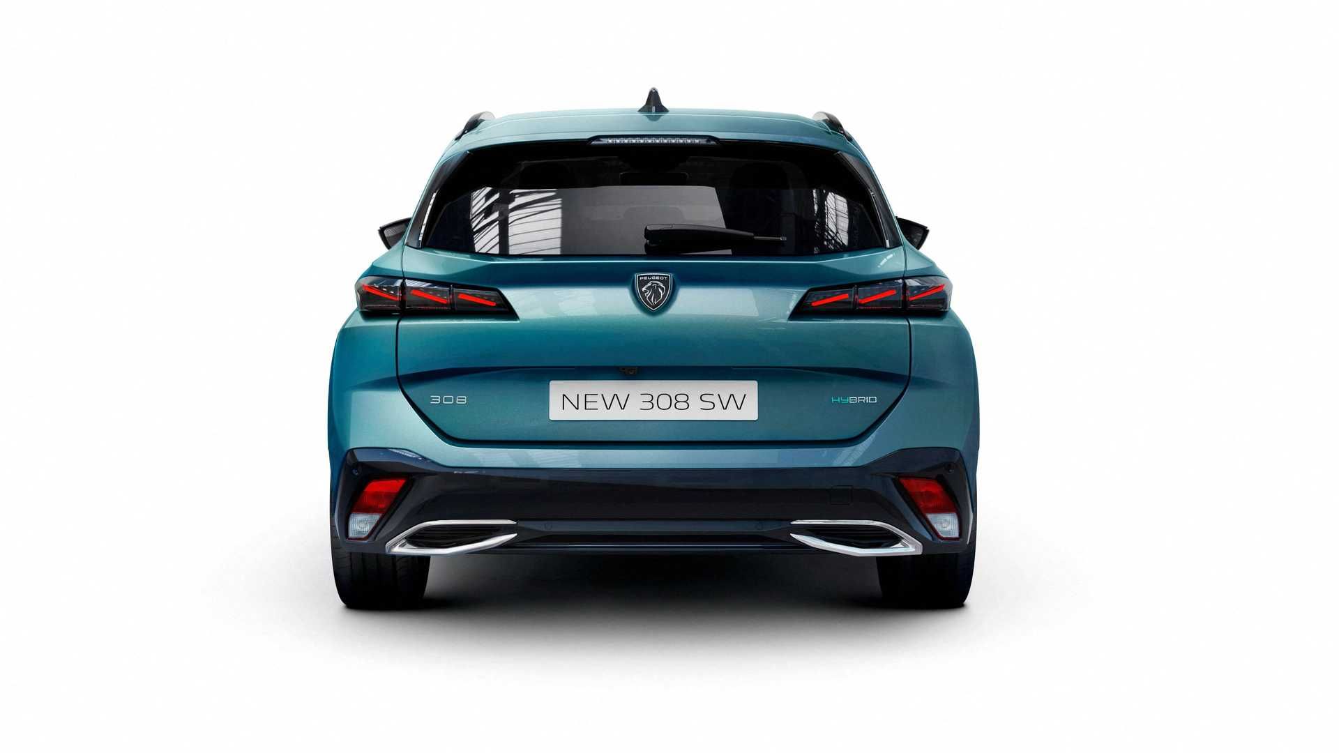 نمای عقب استیشن واگن پژو 308 SW / 2022 Peugeot 308 SW
