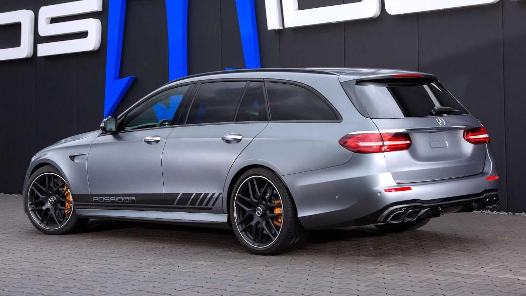 نمای پشت مرسدس واگن پوزیدون Mercedes-AMG E63 S Posaidon