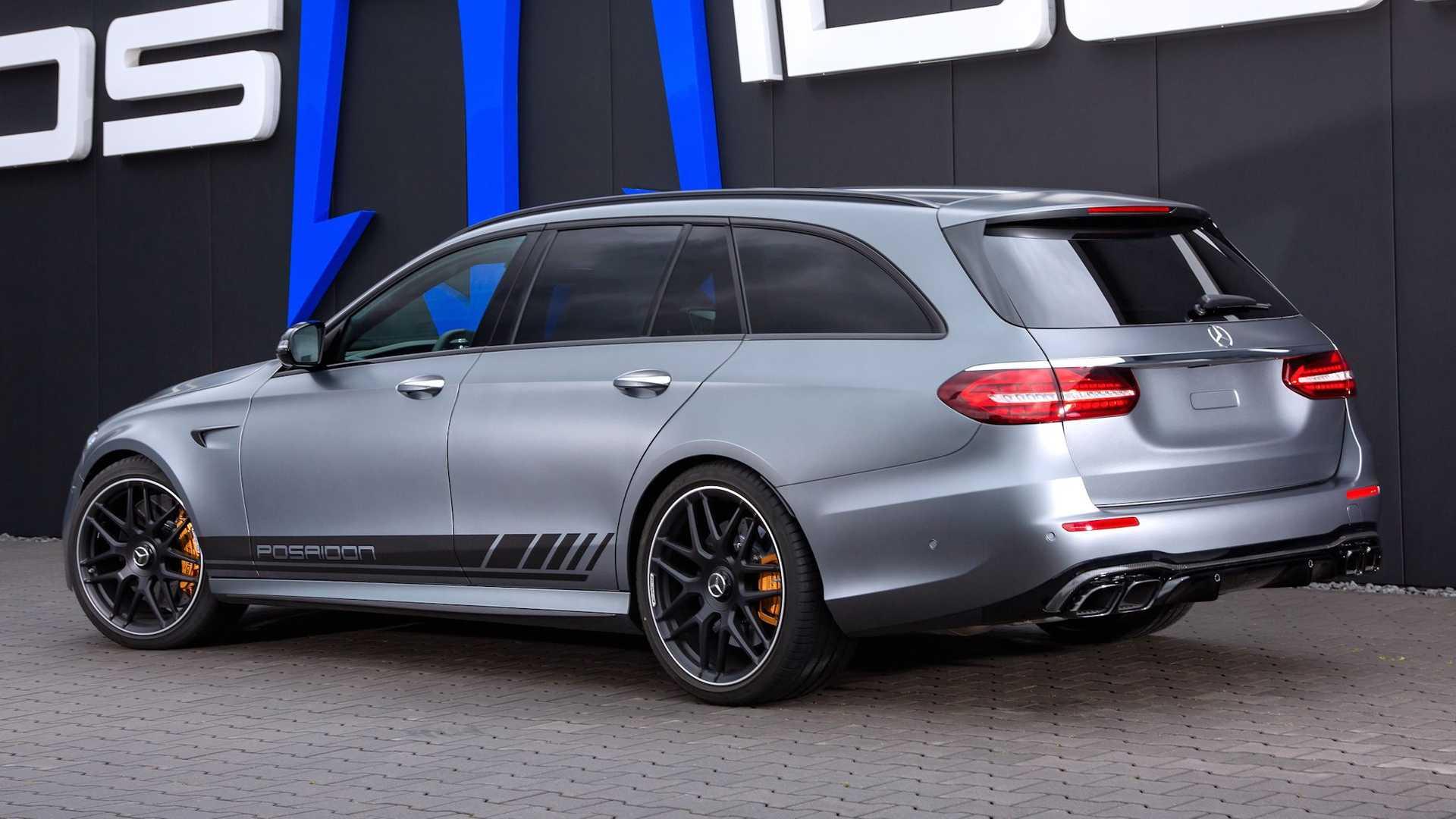 نمای پشت مرسدس واگن پوزیدون Mercedes-AMG E63 S Posaidon