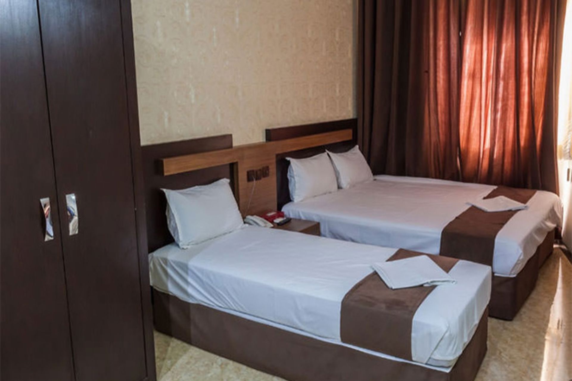 اتاق دو تخته هتل قدس مشهد