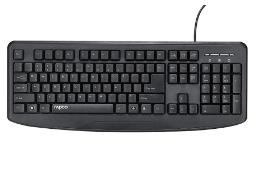 نمای جلو کیبورد Rapoo NK2500