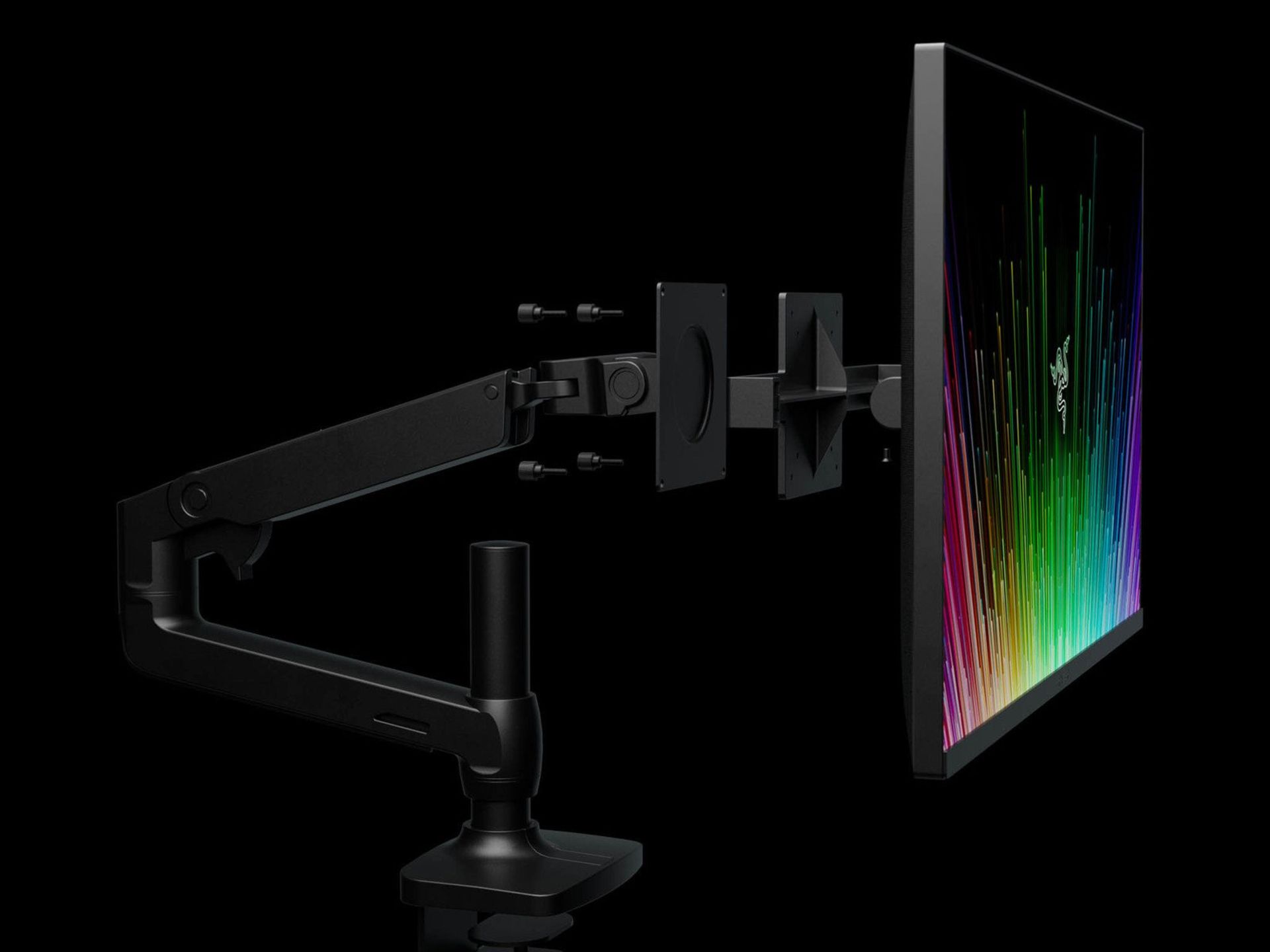 نمای کناری مانیتور گیمینگ رپتور 27 مدل 2021