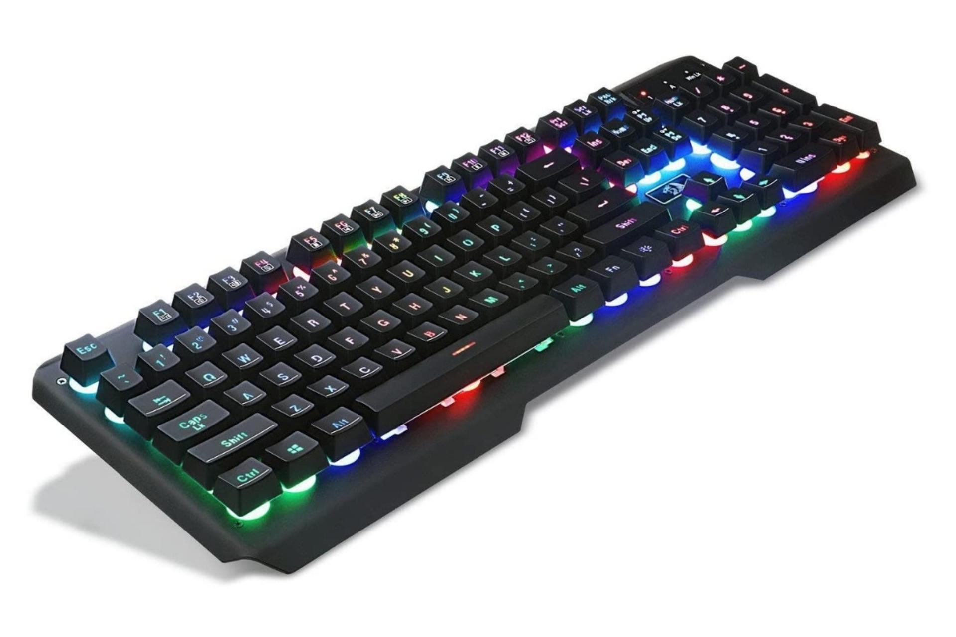 نمای مایل کیبورد گیمینگ Redragon K506 Centaur