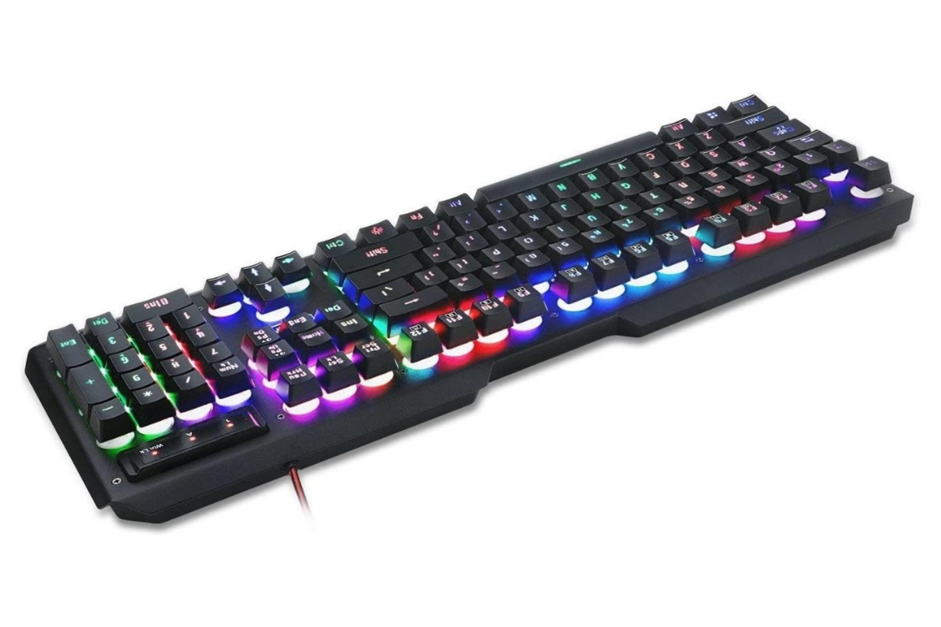 نمای بالا کیبورد گیمینگ Redragon K506 Centaur