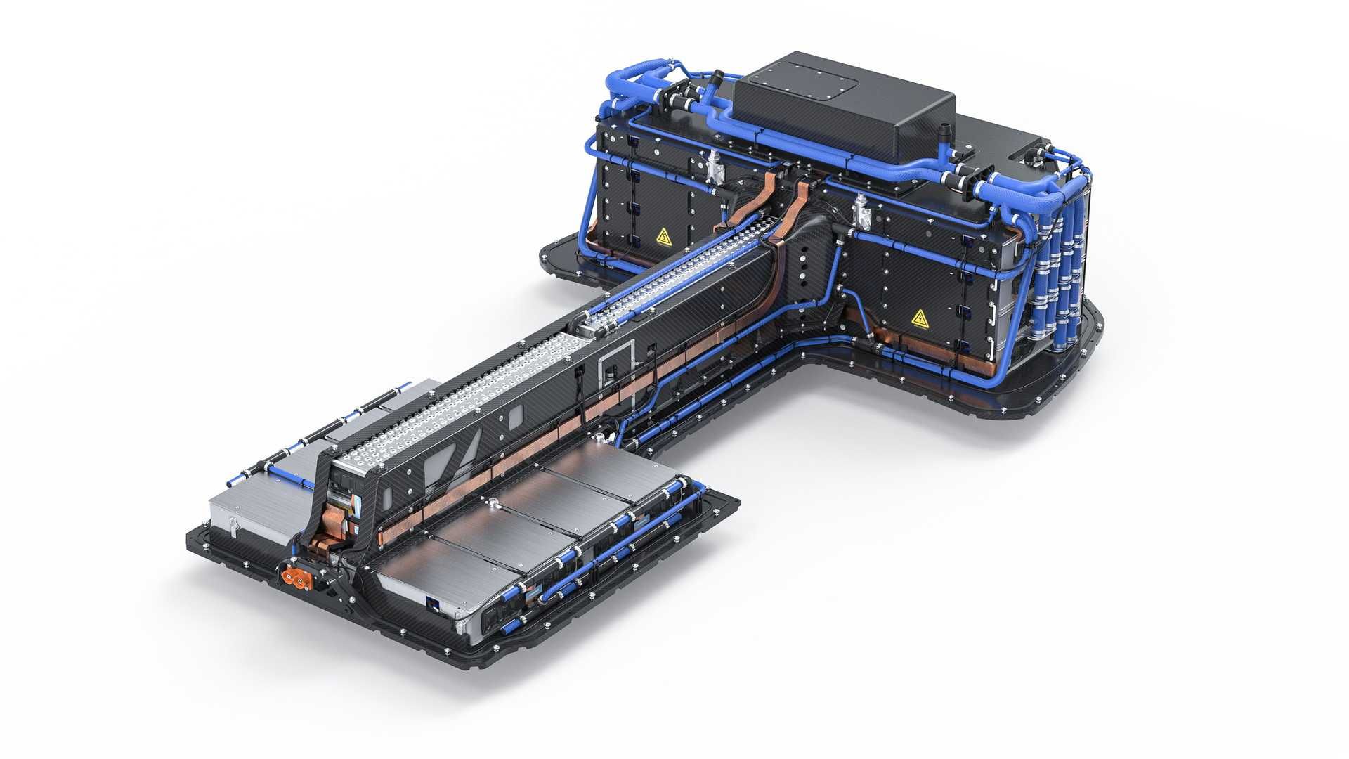 نمای تجهیزات ابرخودرو برقی ریمک نوارا Rimac Nevera