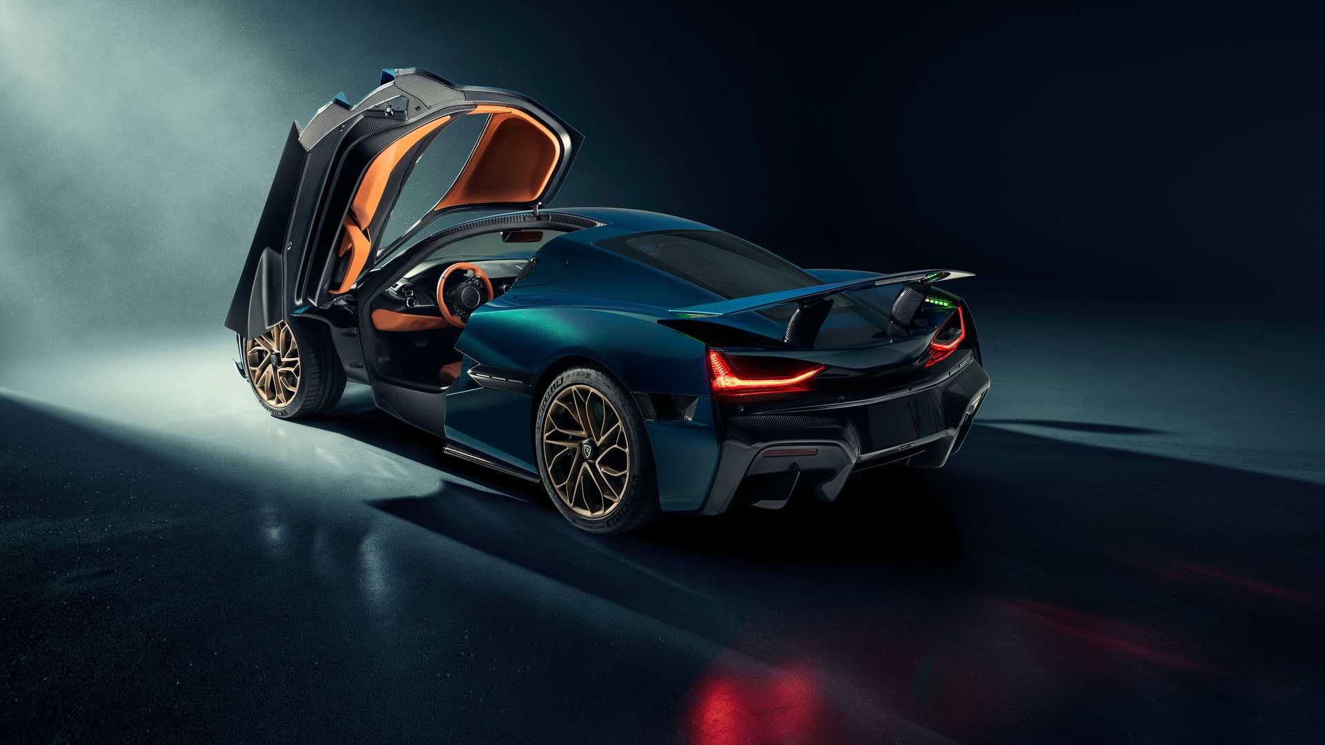 نمای درها ابرخودرو برقی ریمک نوارا Rimac Nevera