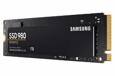 نمای راست SSD سامسونگ Samsung 980 NVMe M.2 1TB ظرفیت 1 ترابایت