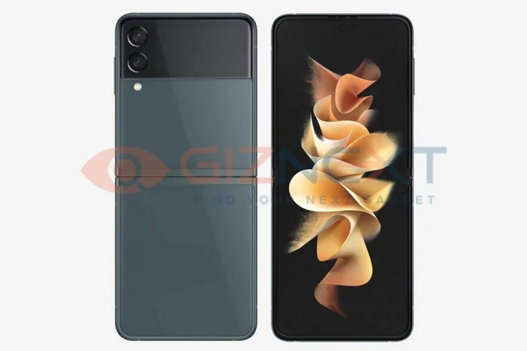  رندر Galaxy Z Flip 3