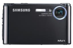 نمای روبرو دوربین عکاسی سامسونگ Samsung NV4 مشکی
