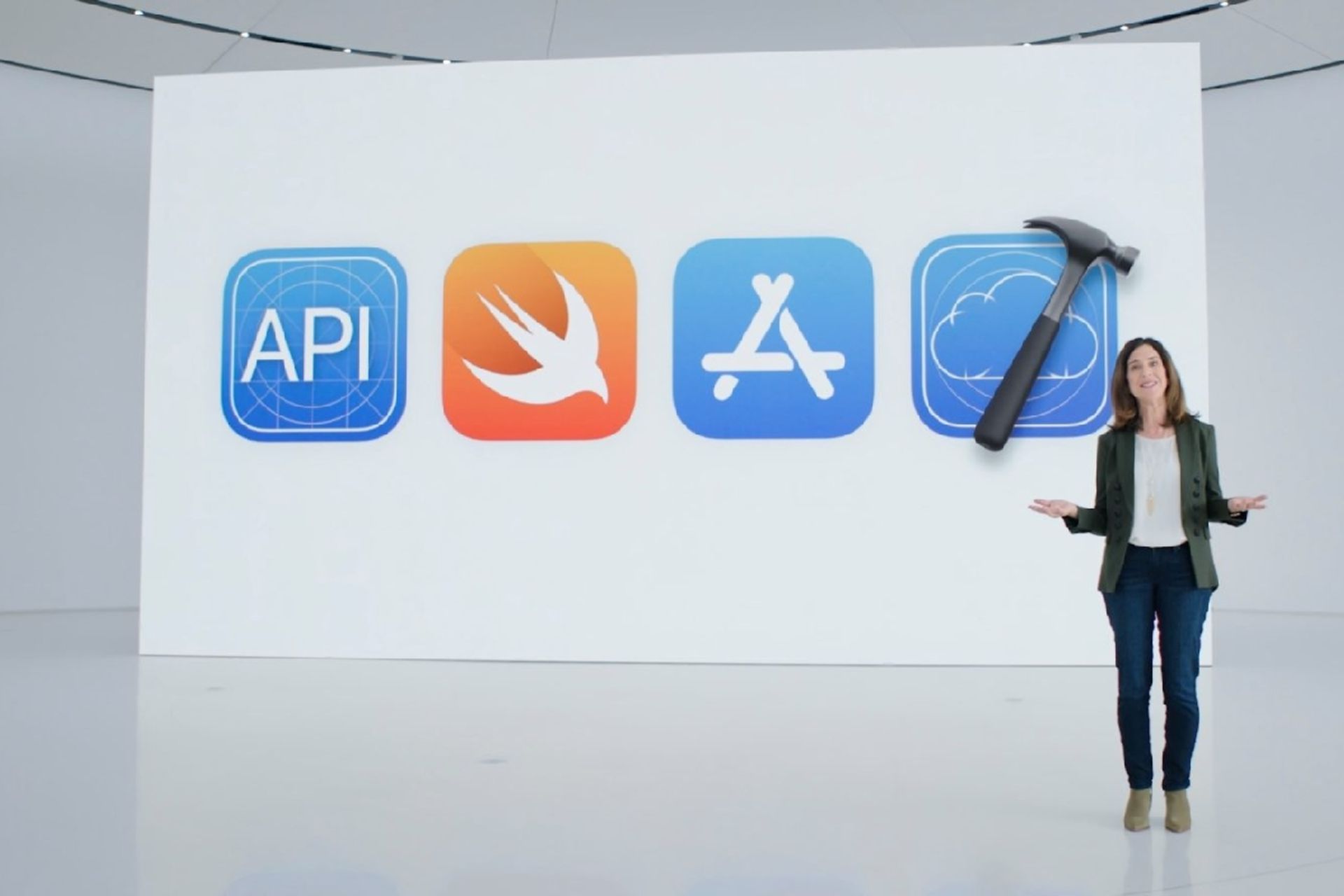 چهار ایکون، API، سوئیفت، اپ استور و ایکس‌کد کلاد