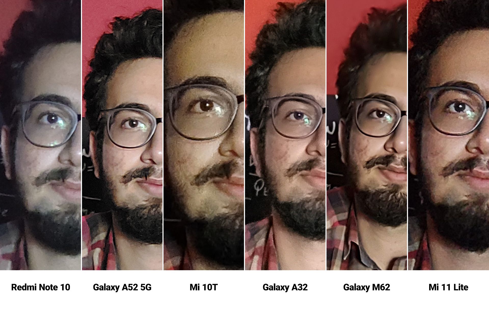 برش ۱۰۰ درصدی از عکس سلفی در نور کم - گوشی‌های میان‌رده (خرداد ۱۴۰۰)