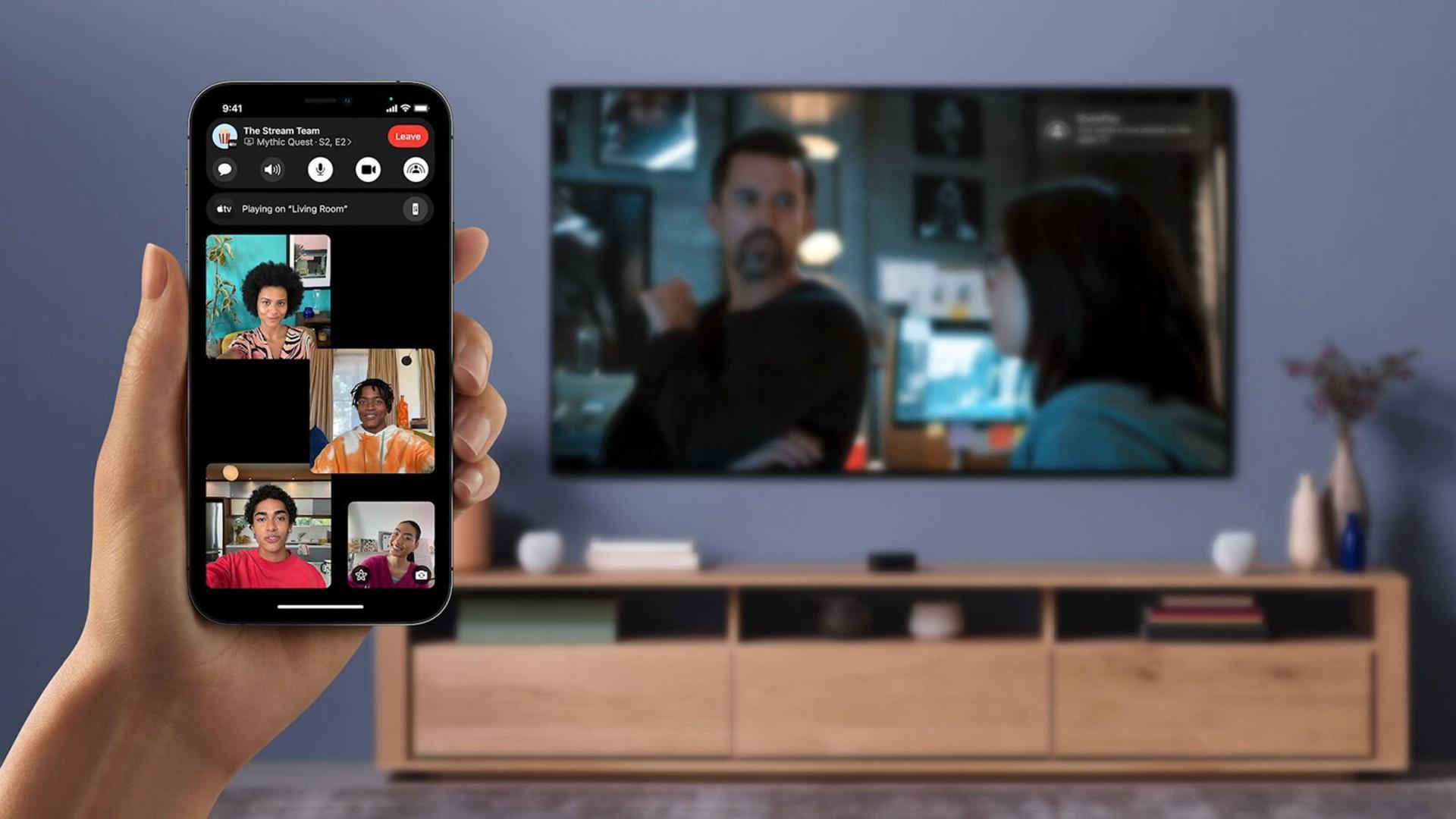 قابلیت SharePlay روی tvOS 15