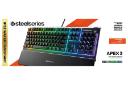 جعبه کیبورد گیمینگ SteelSeries Apex 3