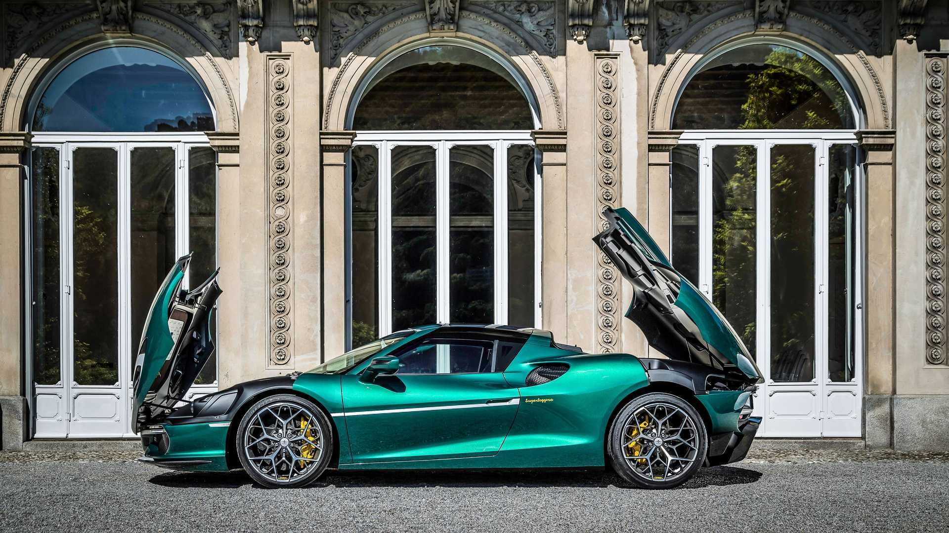 نمای کاپوت تورینگ سوپرلجرا آرس آر اچ 95 / Touring Superleggera Arese RH95 مبتنی بر فراری 488 پیستا / Ferrari 488 Pista
