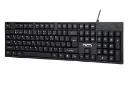 نمای بالا سمت راست کیبورد تسکو TK-8005 رنگ مشکی