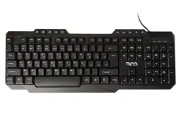 نمای بالا کیبورد تسکو TK-8019 رنگ مشکی