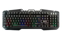 نمای بالا کیبورد تسکو TK-8021L رنگ مشکی