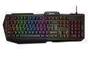 نمای بالای کیبورد گیمینگ تسکو TK-8121L با نور پس زمینه RGB