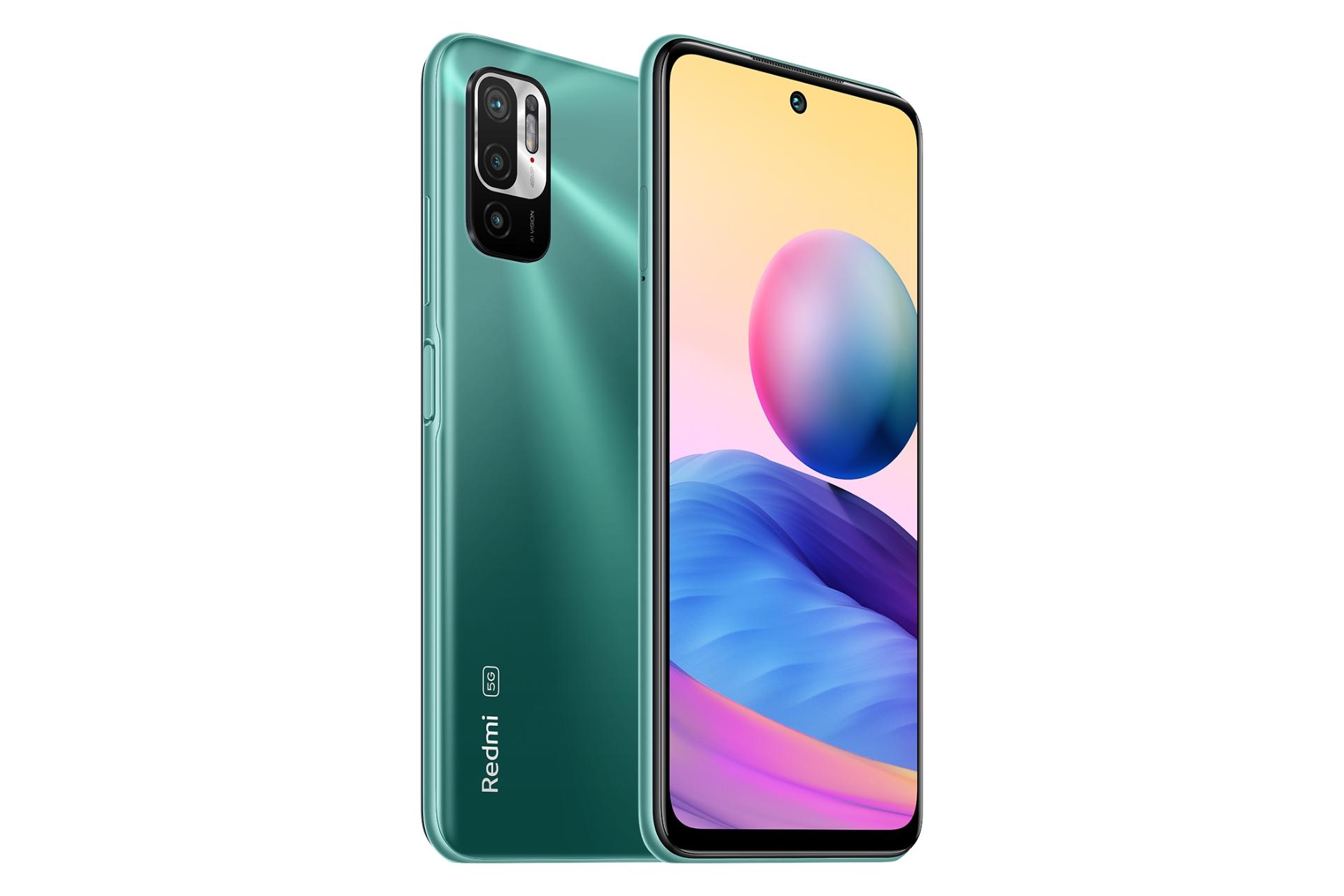 گوشی موبایل ردمی نوت 10 شیائومی Xiaomi Redmi Note 10 5G سبز