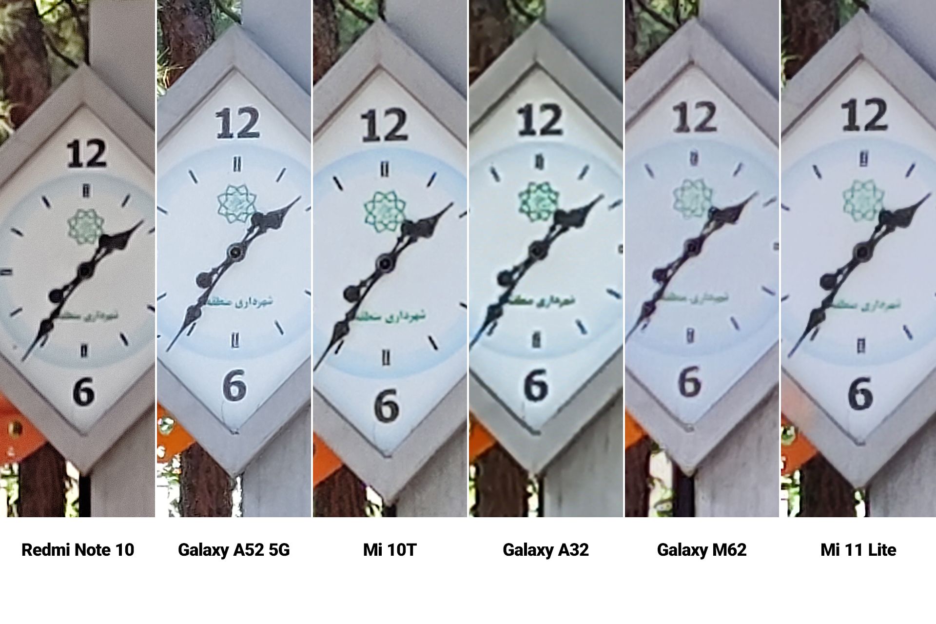 کراپ ۱۰۰ درصدی از بزرگ‌نمایی ۴ برابری دوربین گوشی‌های میان‌رده (خرداد ۱۴۰۰)