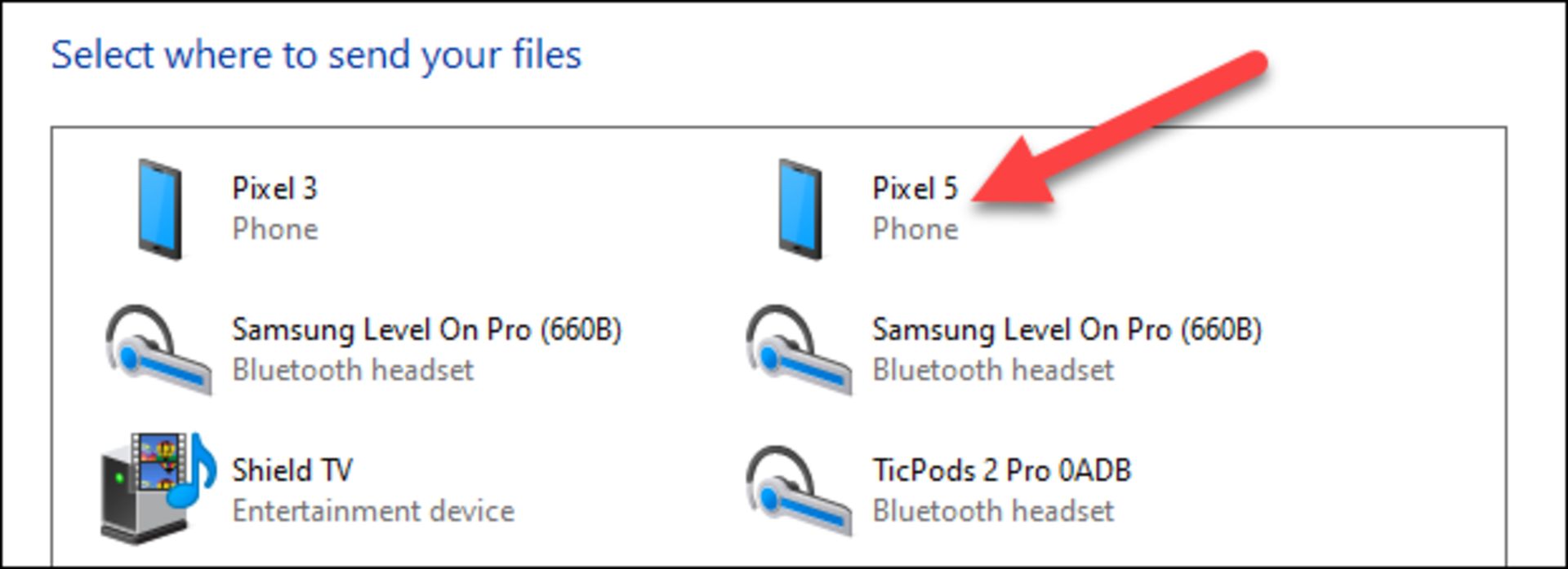 انتقال بی‌سیم فایل از ویندوز به اندروید