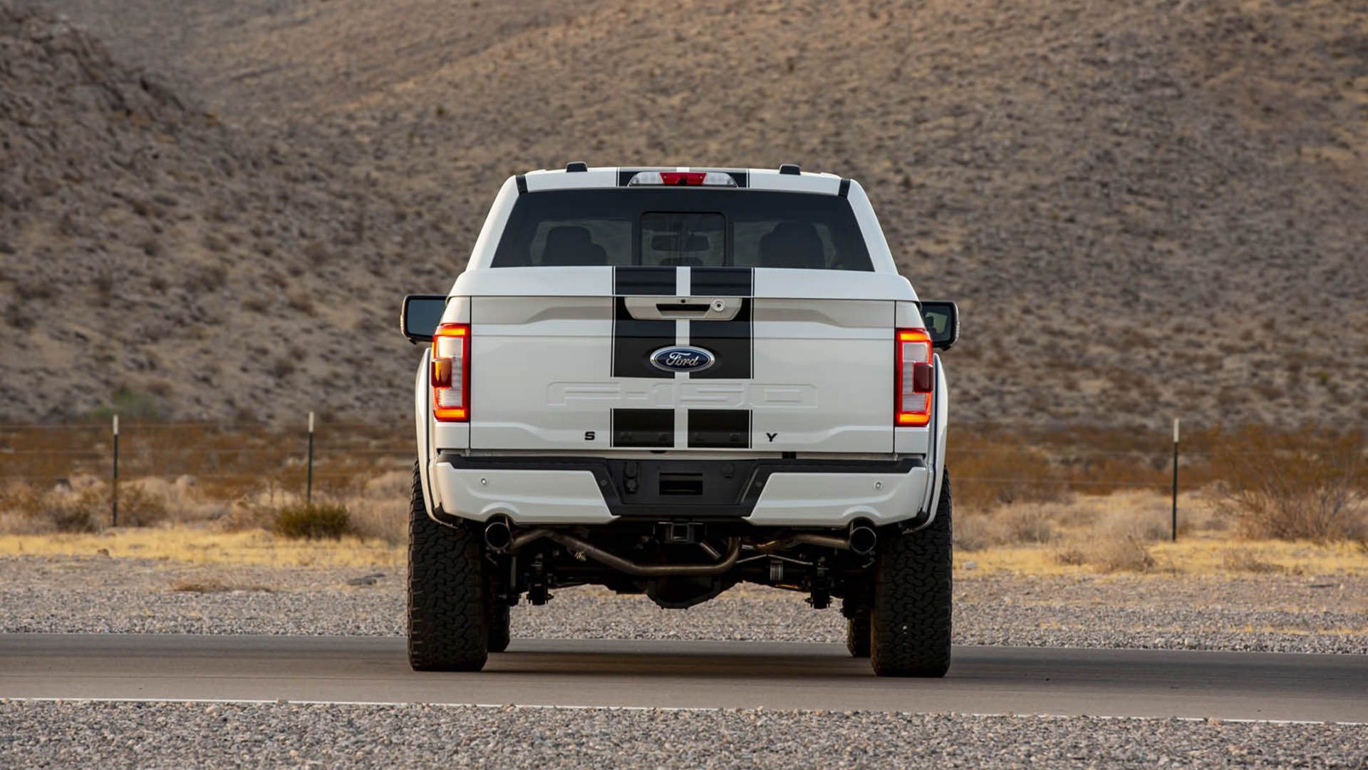 نمای عقب وانت پیکاپ شلبی اف 150 / 2021 Shelby F-150 مبتنی بر فورد / Ford