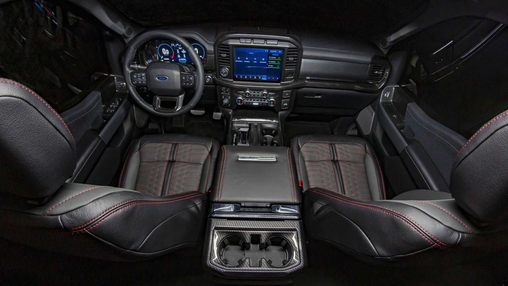 نمای کابین و داشبورد وانت پیکاپ شلبی اف 150 / 2021 Shelby F-150 مبتنی بر فورد / Ford