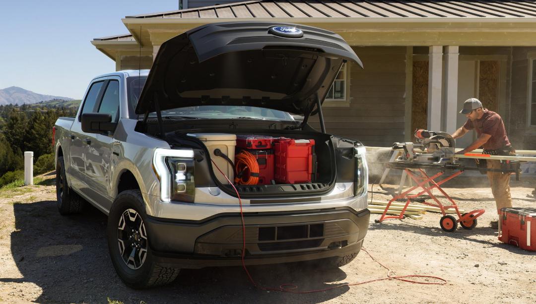 صندوق جلو وانت پیکاپ فورد اف 150 لایتنینگ / Ford F-150 Lightning