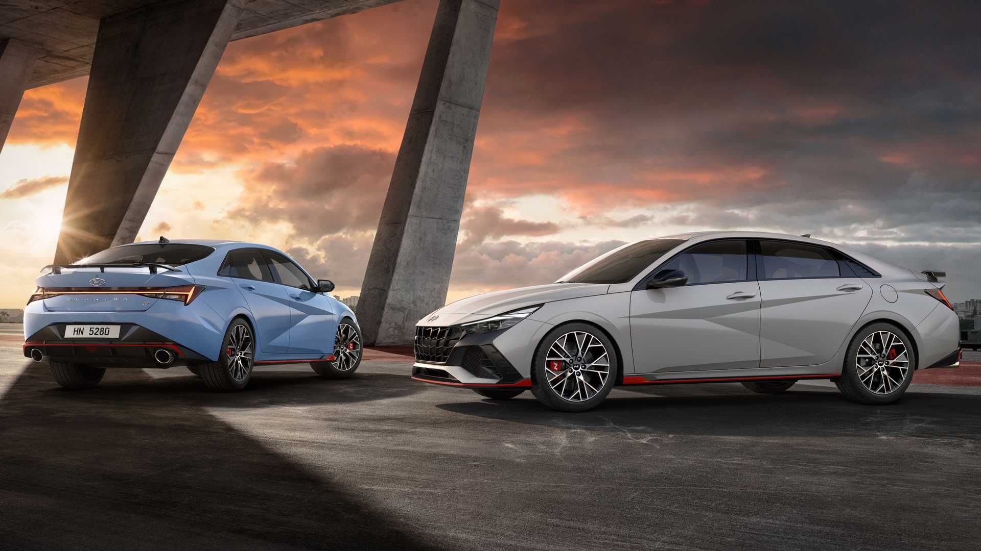 نمای ترکیبی Hyundai Elantra N هیوندای الانترا 