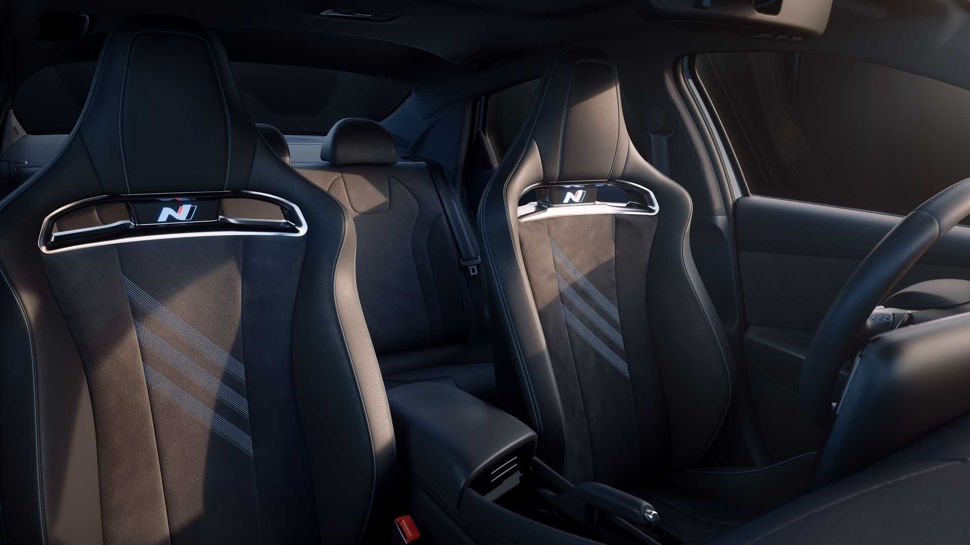 نمای صندلی Hyundai Elantra N هیوندای الانترا 