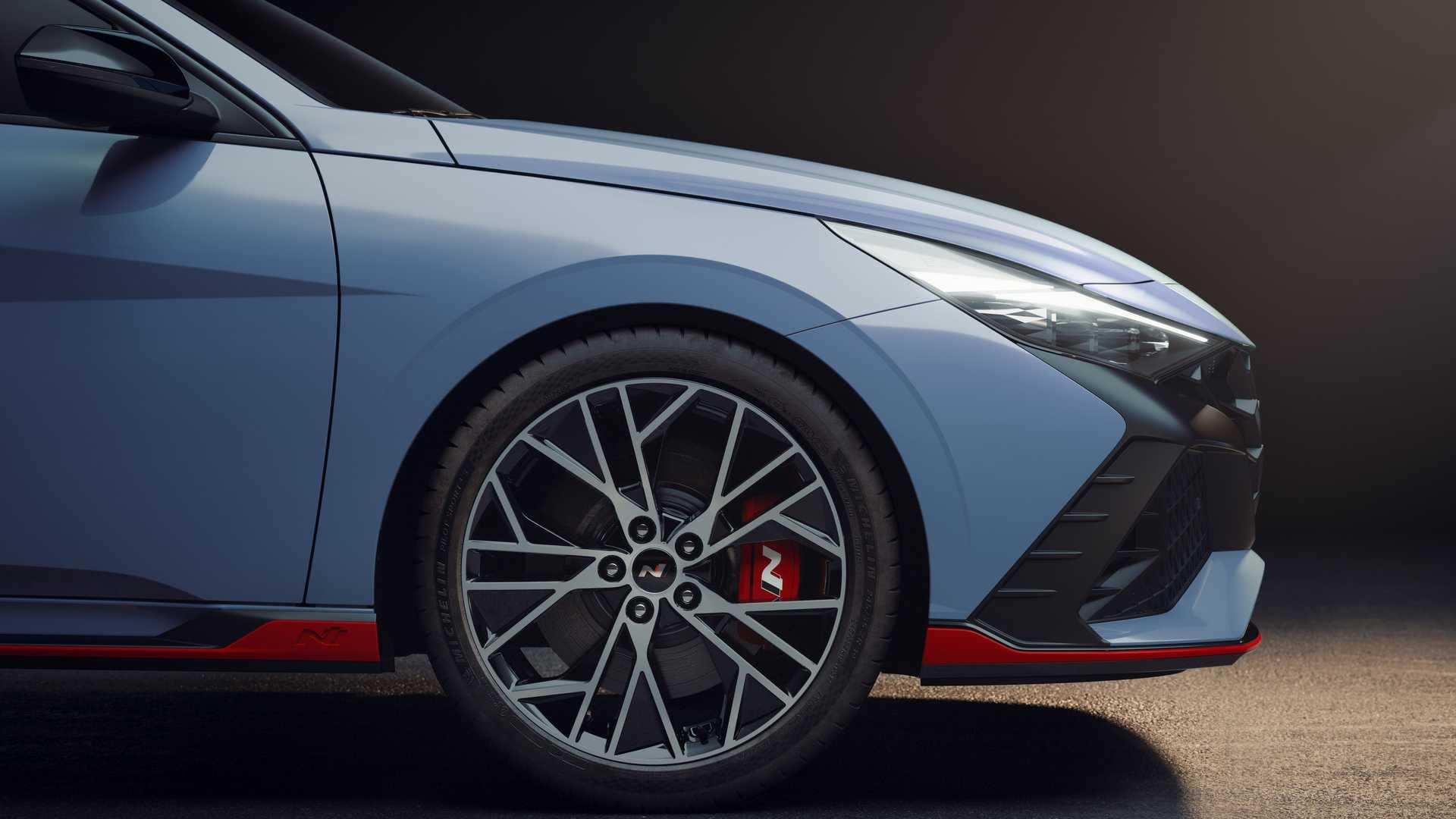 نمای چرخ Hyundai Elantra N هیوندای الانترا 