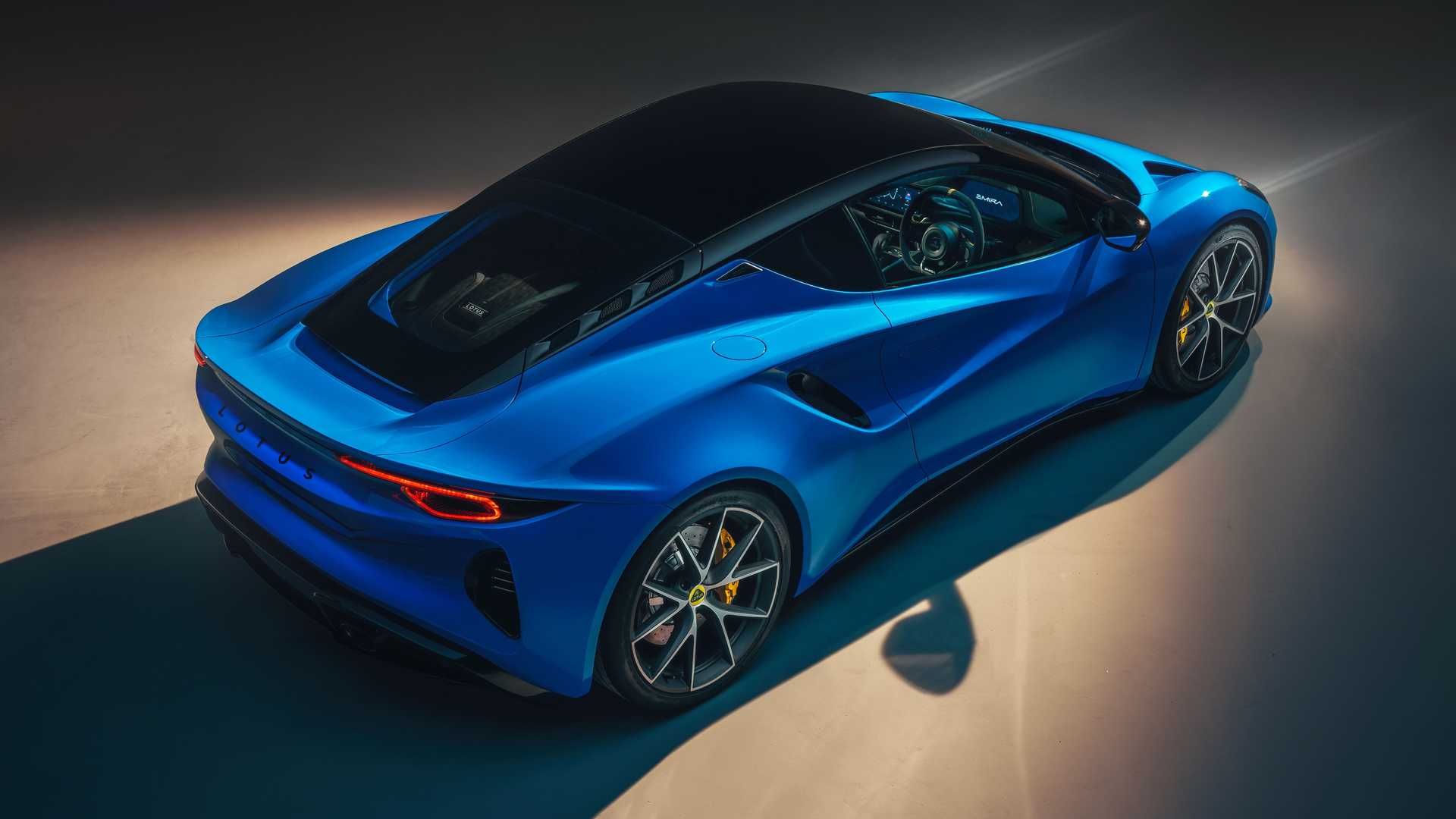 نمای بالا Lotus Emira لوتوس امیرا