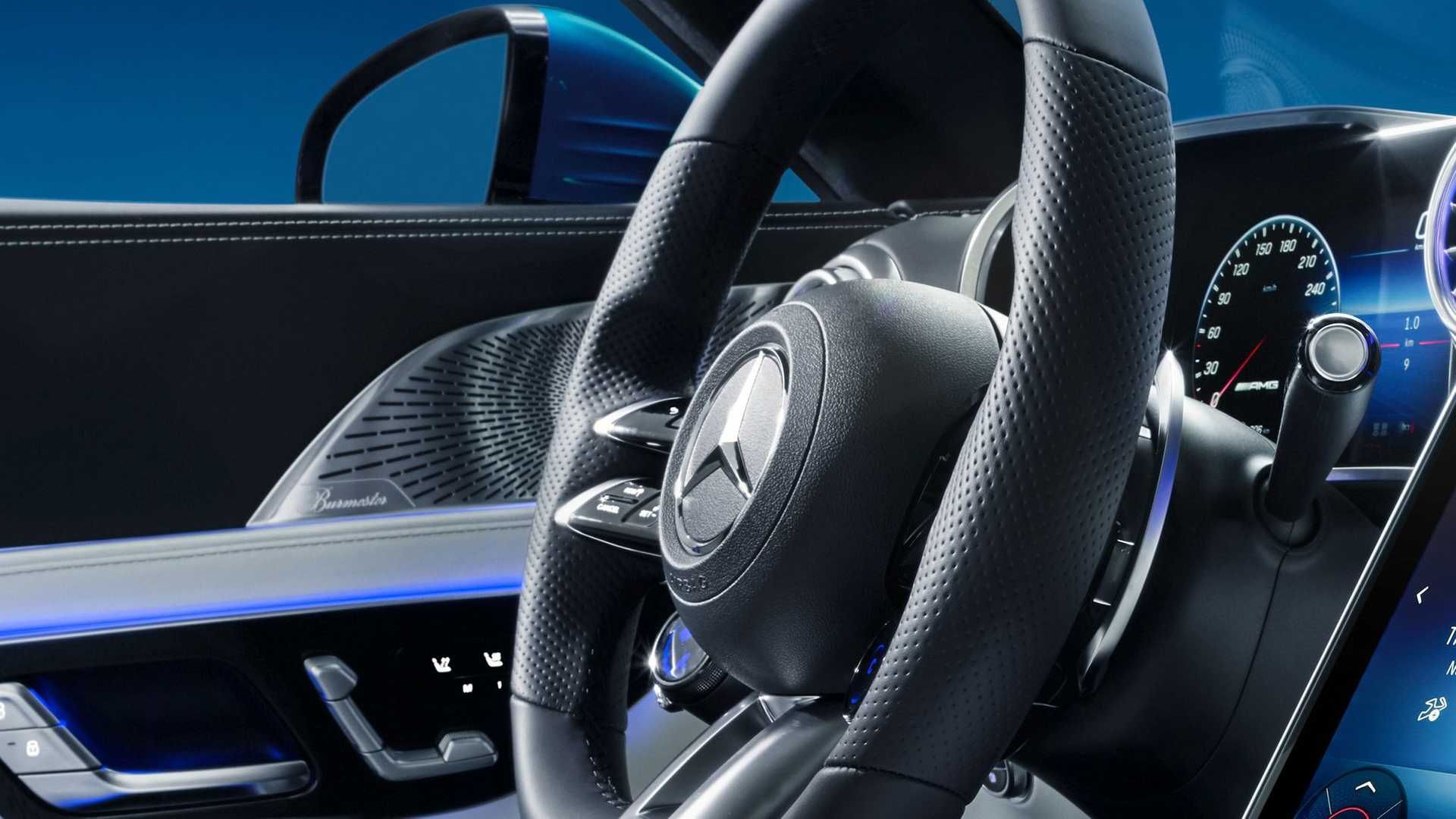 غربیلک فرمان نسل جدید مرسدس آ ام گ اس ال / 2022 Mercedes-AMG SL Interior