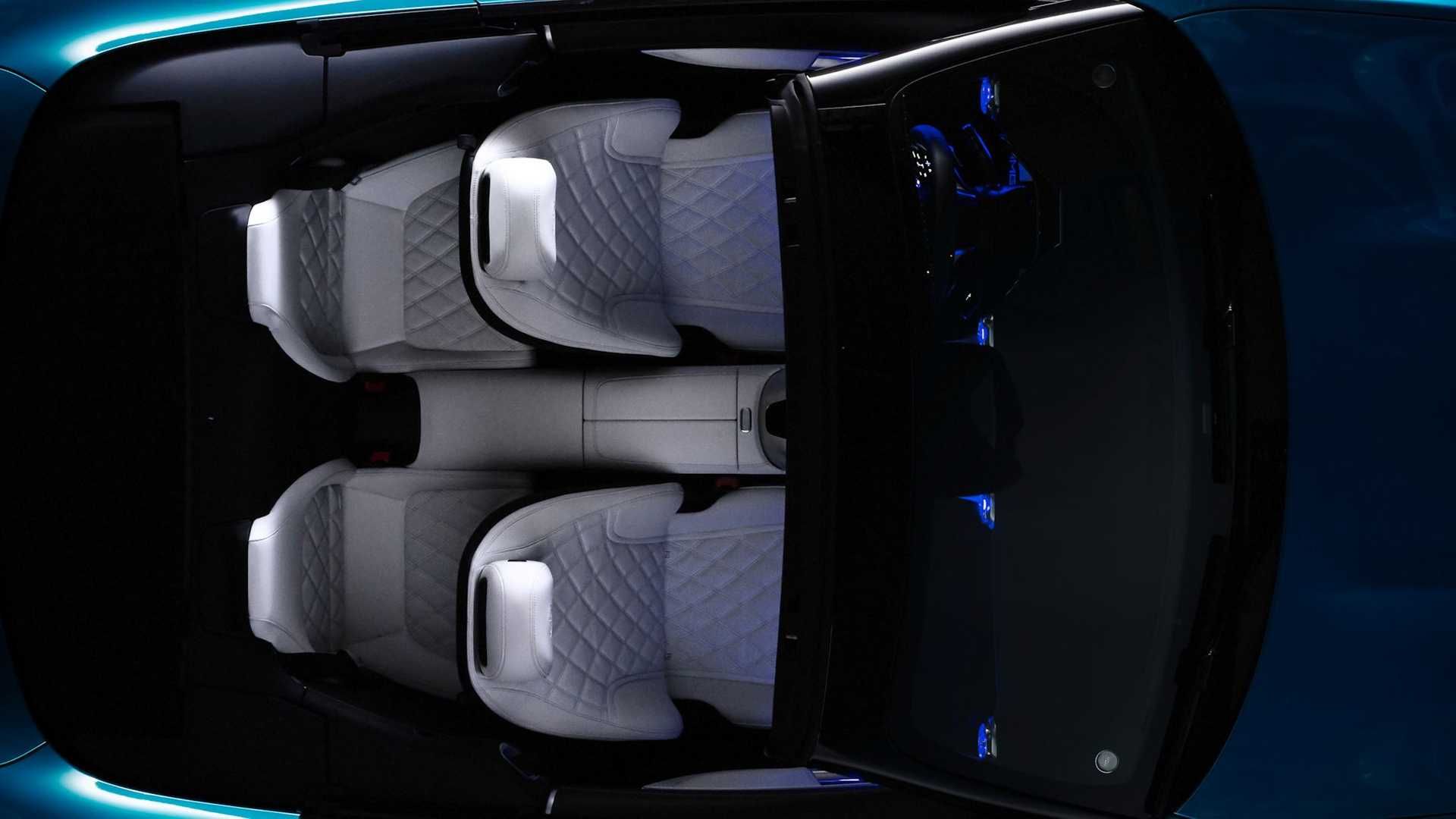 نمای بالا کابین نسل جدید مرسدس آ ام گ اس ال / 2022 Mercedes-AMG SL Interior
