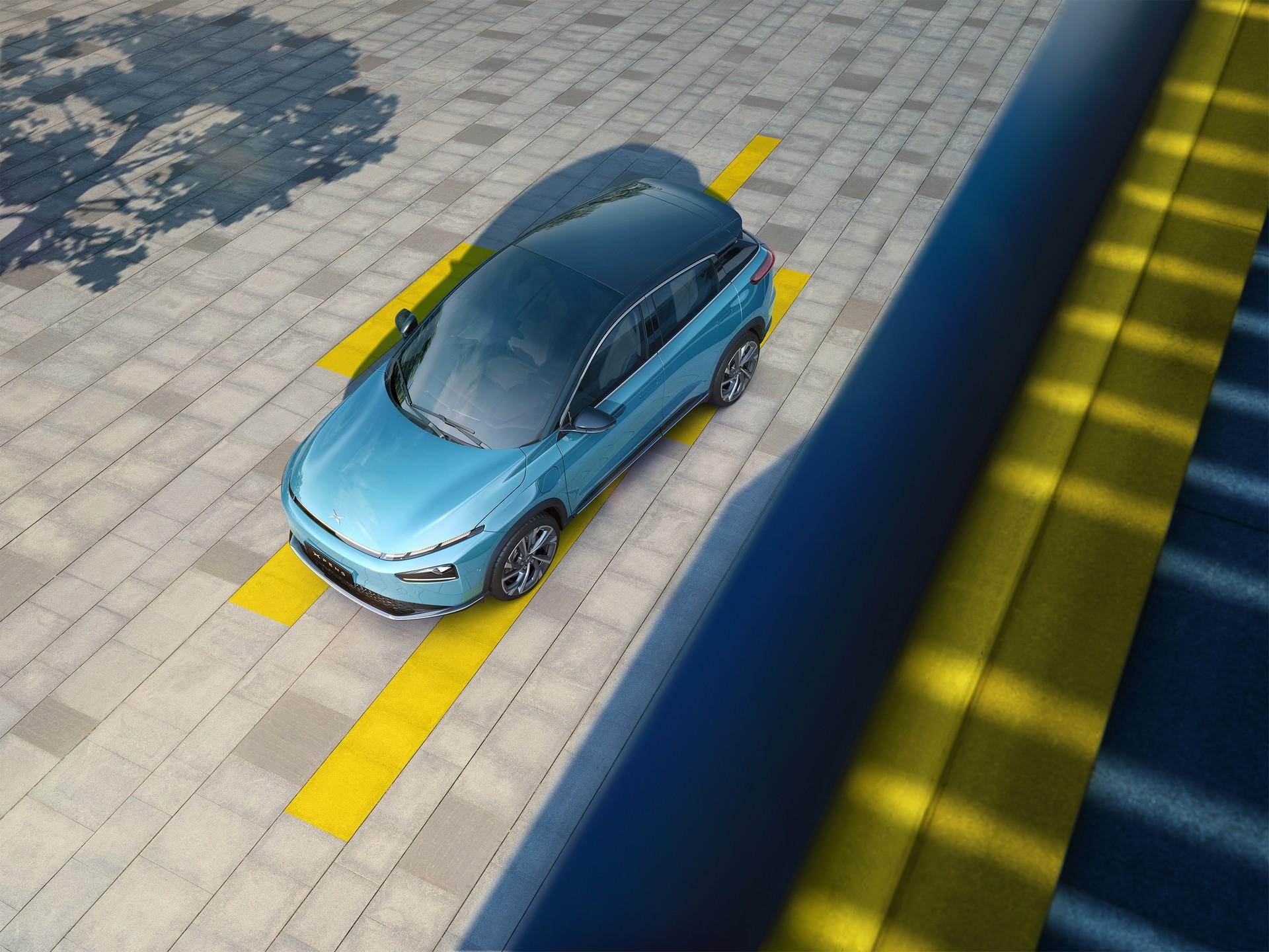 نمای سقف XPeng  Facelifted G3  اکس پنگ 2021